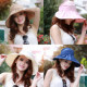 Folding sun hat big hat beach hat, overtime type / sun hat / empty hat / beach hat / hat ☆ Mother's Day