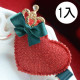 Christmas, New Year's Eve Party Fun Necklace Korean version - love crown bow shape clip / children hairpin / children hair ornaments / duckbill folder / horizontal folder ☆ 1 into