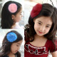 [Children's accessories hair ornaments modeling series] - Korean version - rabbit hair ball style hairpin / three-dimensional hairpin / baby hairpin / children hairpin / children hair ornaments / duckbill folder / horizontal folder ☆ 1 into the equipment