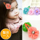 [Children hair ornaments modeling series] Korean version of the pattern flower buds hand lace clip / baby hairpin / children hairpin / children hair ornaments / sea folder / spring clip "1 into the" ☆ 5 color ☆