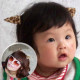 [Children's performances, banquets, dress accessories accessories] Korean version - leopard cat ears three-dimensional modeling folder / children hairpin / duckbill folder / cross clip