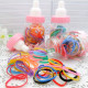 [Children's performances, banquets, dress accessories hair ornaments modeling series] is not easy to break cute bright color modeling bottle rubber band hair / hair rope / children hair accessories / children's jewelry ☆