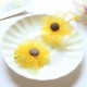 [Children's accessories hair ornaments, banquet modeling series] temperament sun flower hairpin / children hairpin / children hair ornaments / sea folder / spring clip / side clip "1 into the equipment" ☆