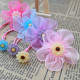 【Children's performances, banquets, dressing accessories hair ornaments modeling series】 romantic flowers hair rope / hair bundle / children hair accessories / children's jewelry / hair circle / birthday children's day gift "1 into the"