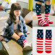 【Children's socks series】 American flag temperament striped stockings good wear ☆ 1 year old can wear long socks / Socks / knee socks / stockings ☆