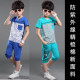 【High-quality spring and summer new pants handsome prince leisure suit to La】 the latest anti-UV fabric cotton fine cotton short-sleeved 7 pants spring and summer suit / leisure suits / children's clothing ☆ 120-160 ☆