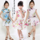 [Banquet, banquet. Graduation ceremony. Performance, birthday activities best princess dress] classical super temperament spring and summer dress formal casual two affordable princess skirt dress / dress / flower girl clothing ☆ 100-140