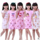 Pediatric comforts of home out decompression dress] Mo Daier cotton pajamas hot summer sleep can also Mei Mei,