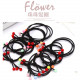[Fabric styling series] Beads hair ring ~~ Black knotted hair rope hair ring, small cherry bow hair band, good fashion match, parent-child models adults and children are available styling best helper "1 install"