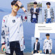 Printed Jacket [big child or handsome husband exclusive] summer men's sunscreen printing thin jacket / spring summer coat / thin jacket / breathable jacket / sun protection coat