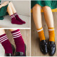 Korean version of autumn and winter college wind South Korea piles of socks / thick warm / pure cotton socks female socks / plain noodles★ size 22-24 ★